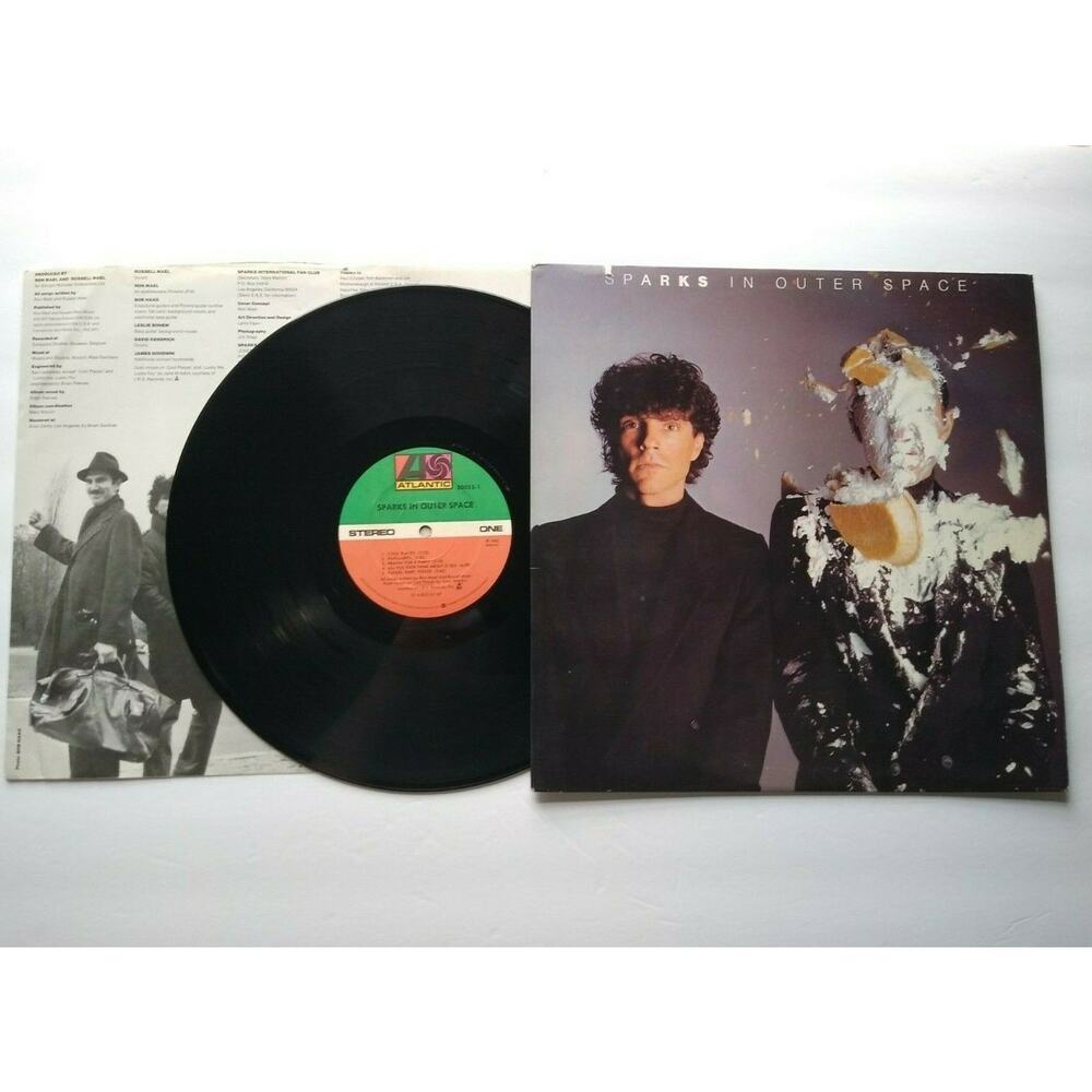 Sparks ‎In Outer Space Vinyl LP Record New Wave Synth-Pop 1983 Cool Places VG+